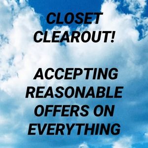 CLOSET CLEAROUT!